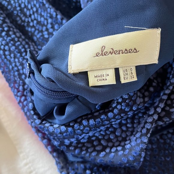 Blue Velvet Jumpsuit- Anthropologie - Picture 7 of 7